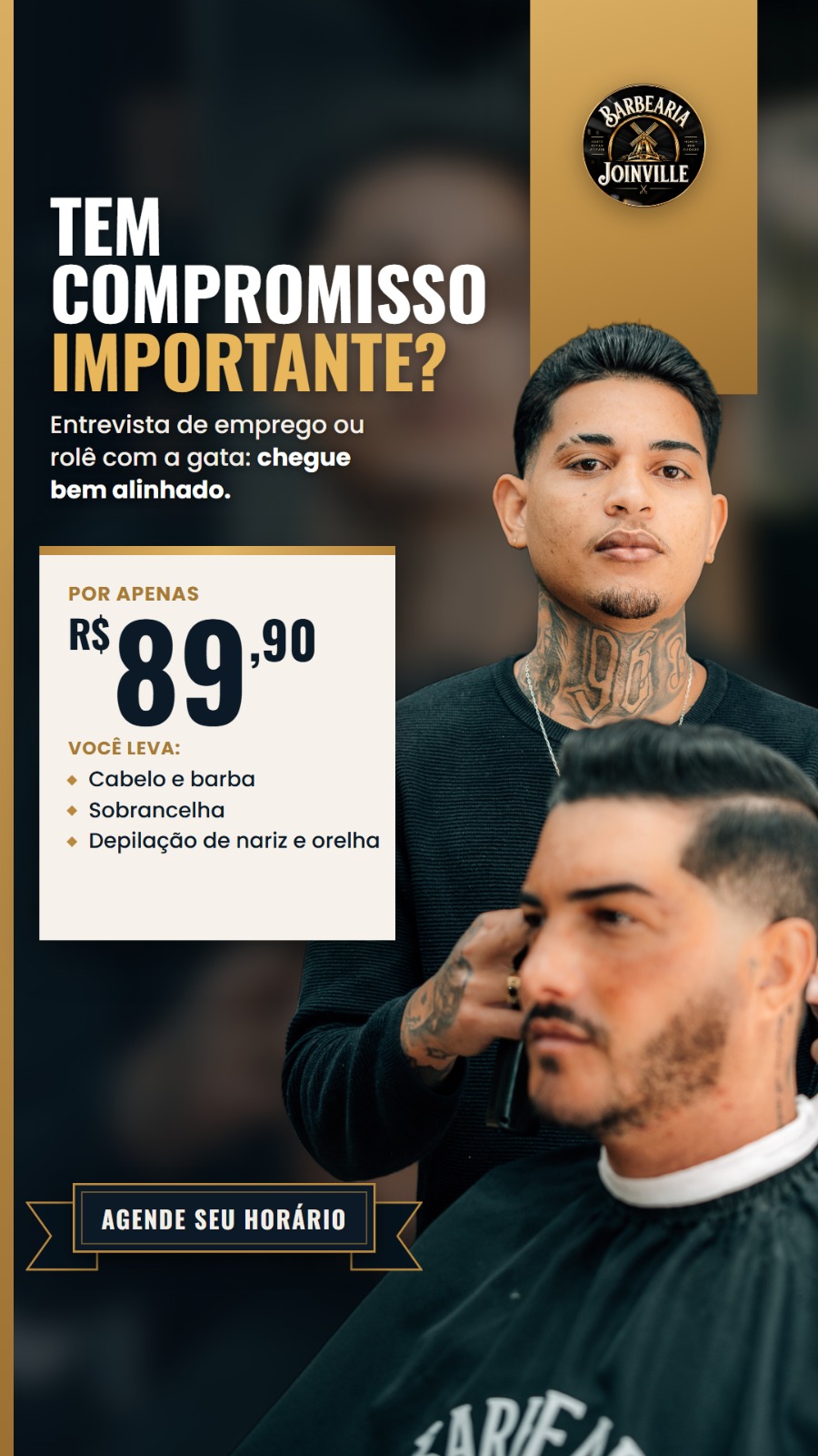 Anúncio Pacote Completo: Tem compromisso importante? (vertical)