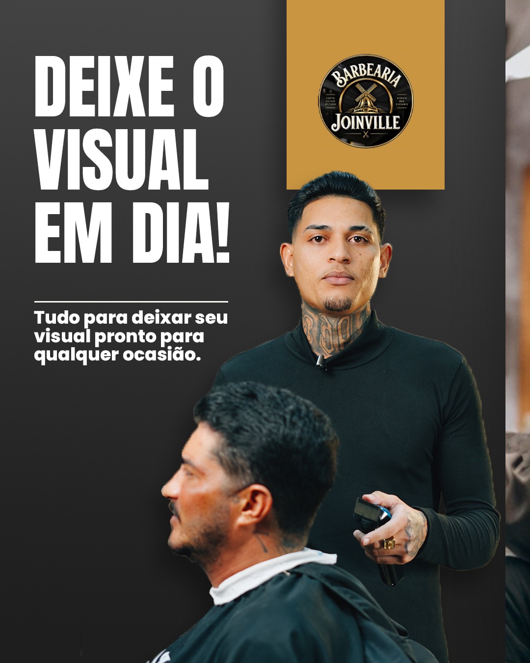 Arte de anúncio: Deixe o visual em dia